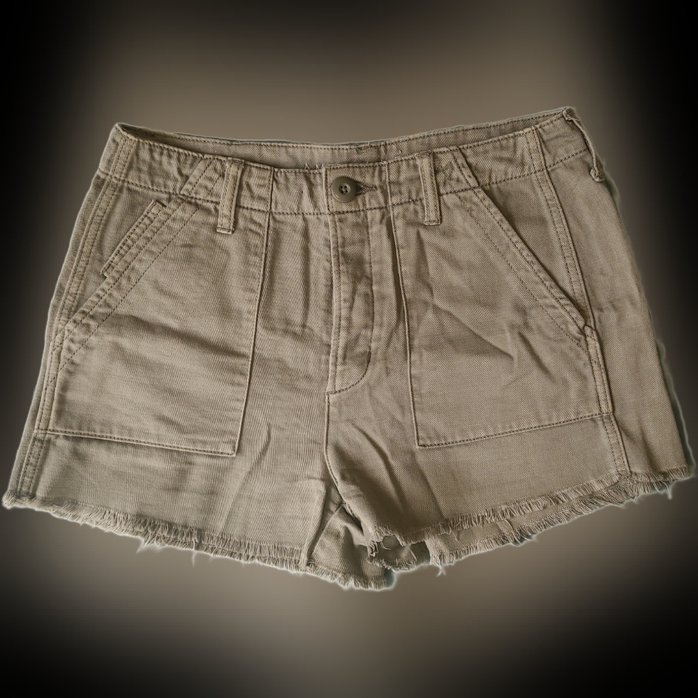 Green Cargo Shorts